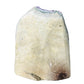 Grade aa amethyst geode held in hand for size reference