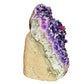 Underside view of Amethyst raw geode, traditionally used for Stress Relief and Sleep, showing natural form.