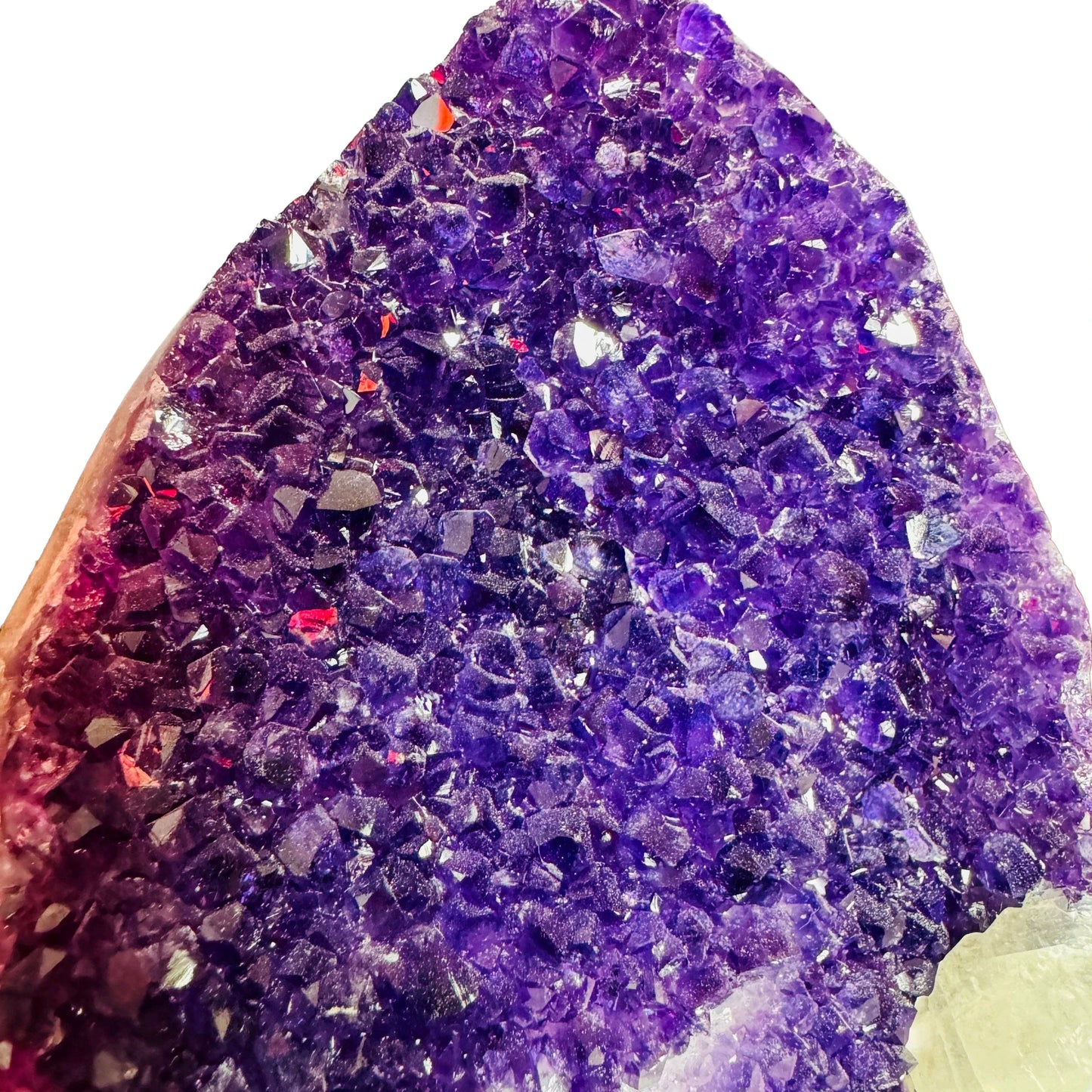 Base detail of Grade AA Amethyst geode