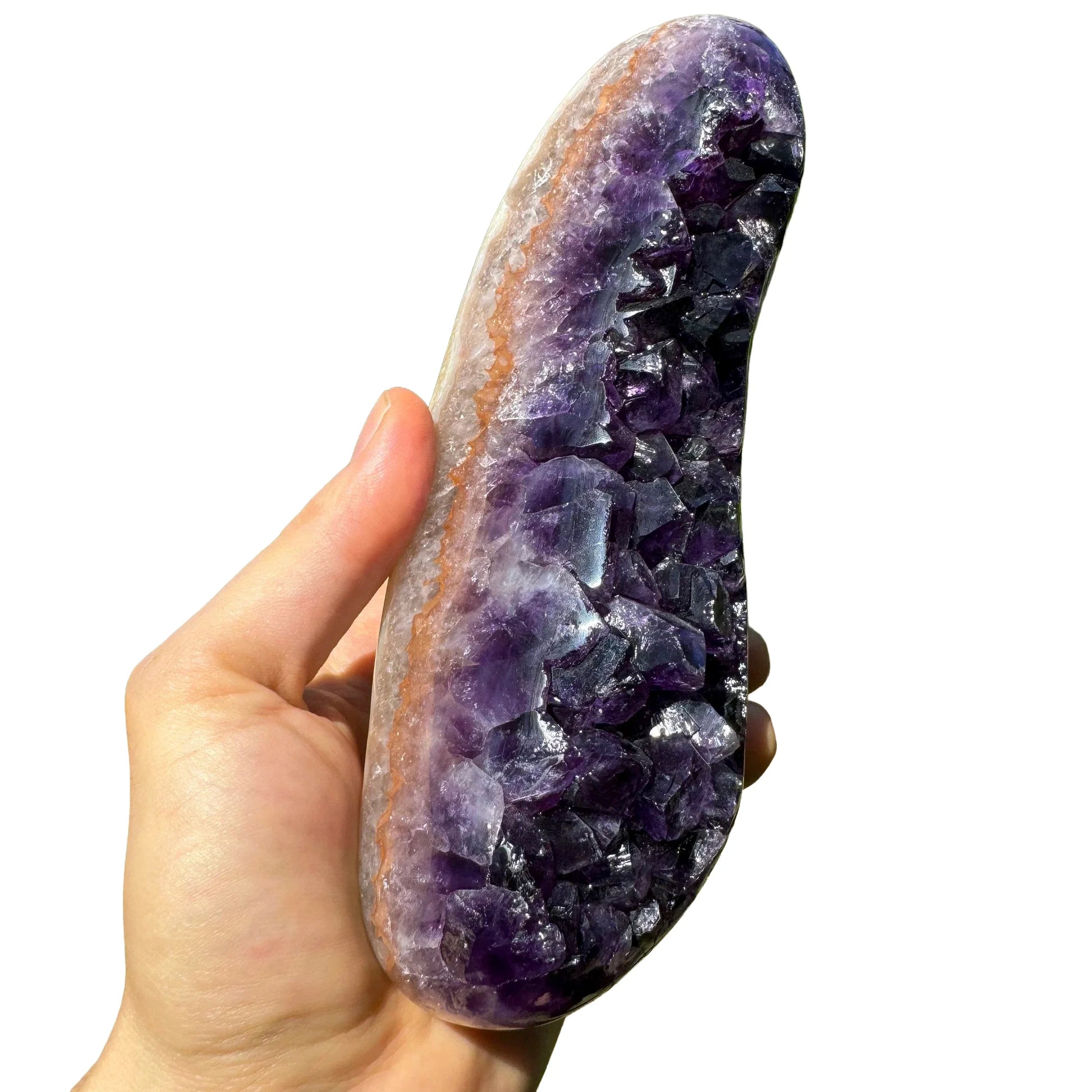 Base detail of Grade AAA Amethyst geode