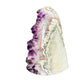 Back view of Grade AA Amethyst geode showing natural surface
