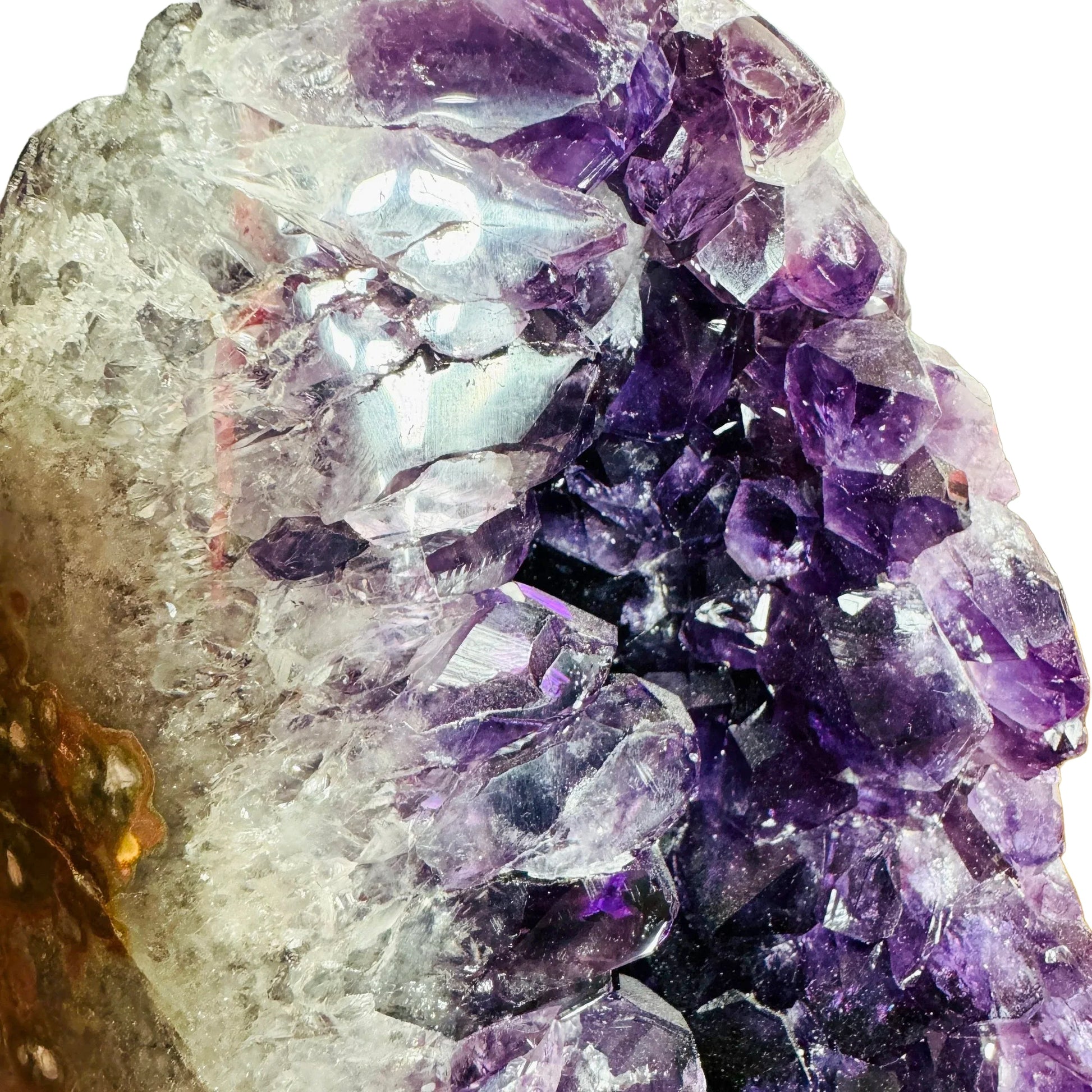 Full profile of Grade AA Amethyst geode ready to ship from Beyond Bohemian