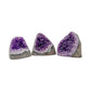 Hand-selected Grade AA Amethyst polished freeforms from Artigas, Uruguay, 1.5 to 2.5 inch with deep purple banding