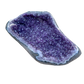 Large amethyst cathedral geode from Artigas Uruguay, deep violet druzy crystal in grey agate shell, AAA grade, view 5