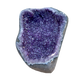 Large amethyst cathedral geode from Artigas Uruguay, deep violet druzy crystal in grey agate shell, AAA grade, view 1