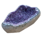 Large amethyst cathedral geode from Artigas Uruguay, deep violet druzy crystal in grey agate shell, AAA grade, view 8