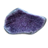 Large amethyst cathedral geode from Artigas Uruguay, deep violet druzy crystal in grey agate shell, AAA grade, view 10