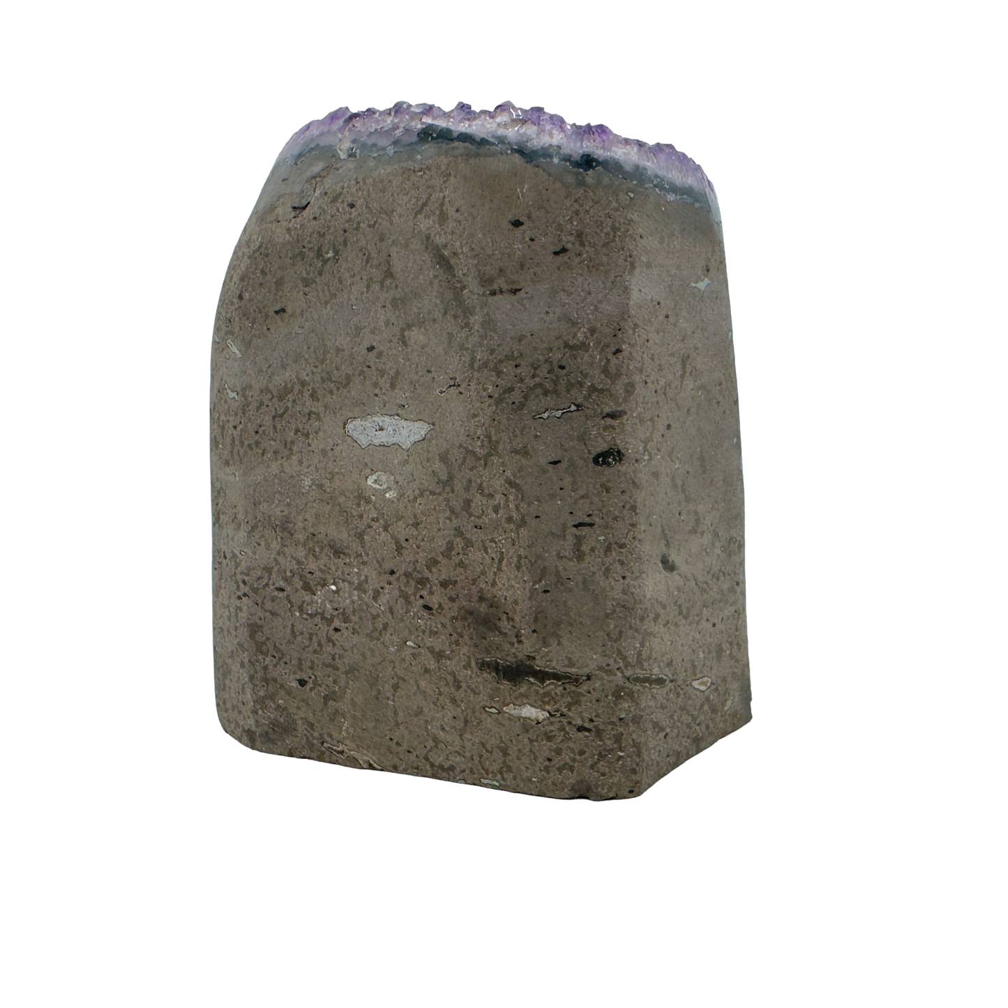 AAA amethyst polished geode from Uruguay, alternate view
