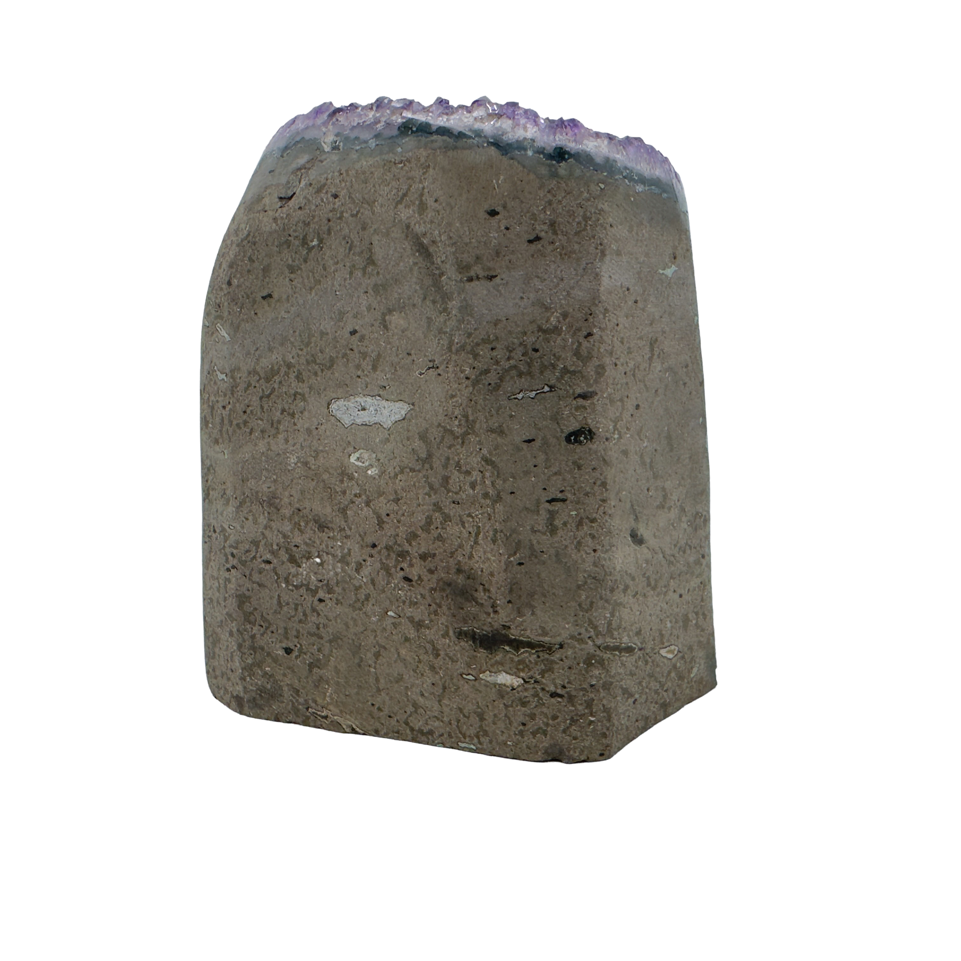 AAA amethyst polished geode from Uruguay, alternate view