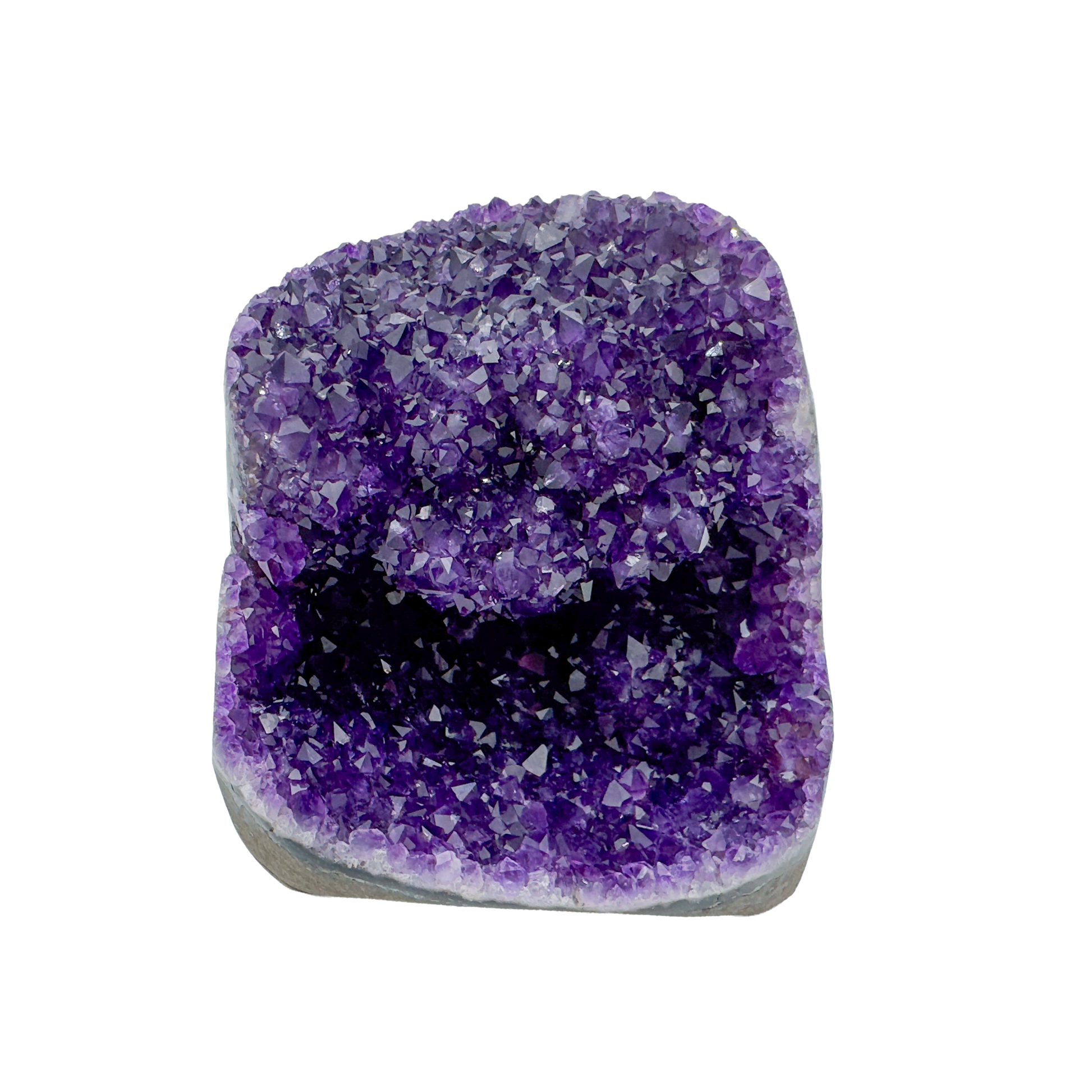 AAA amethyst polished geode from Uruguay, alternate view