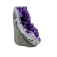 AAA amethyst polished geode from Uruguay, alternate view