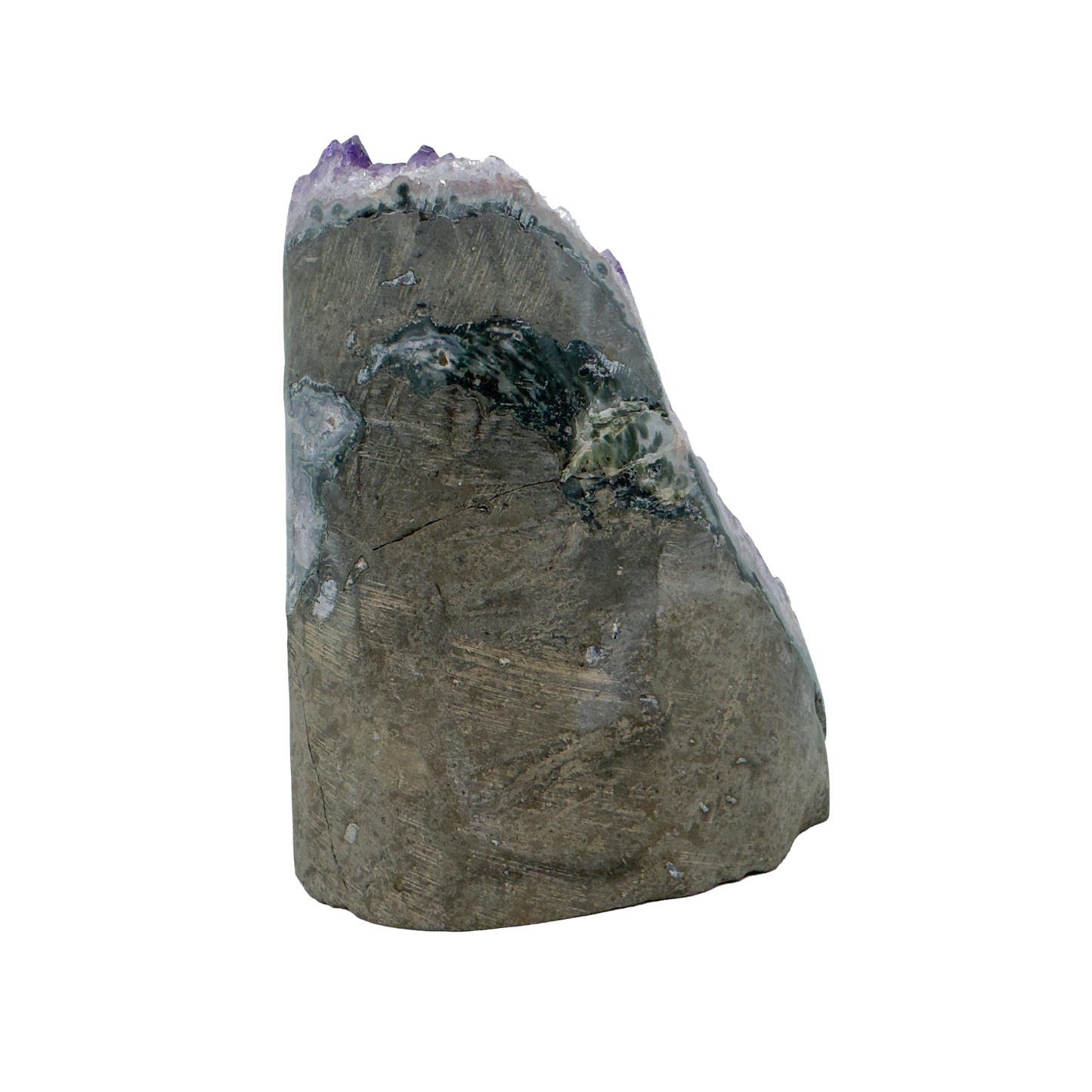 AAA amethyst polished geode from Uruguay, alternate view