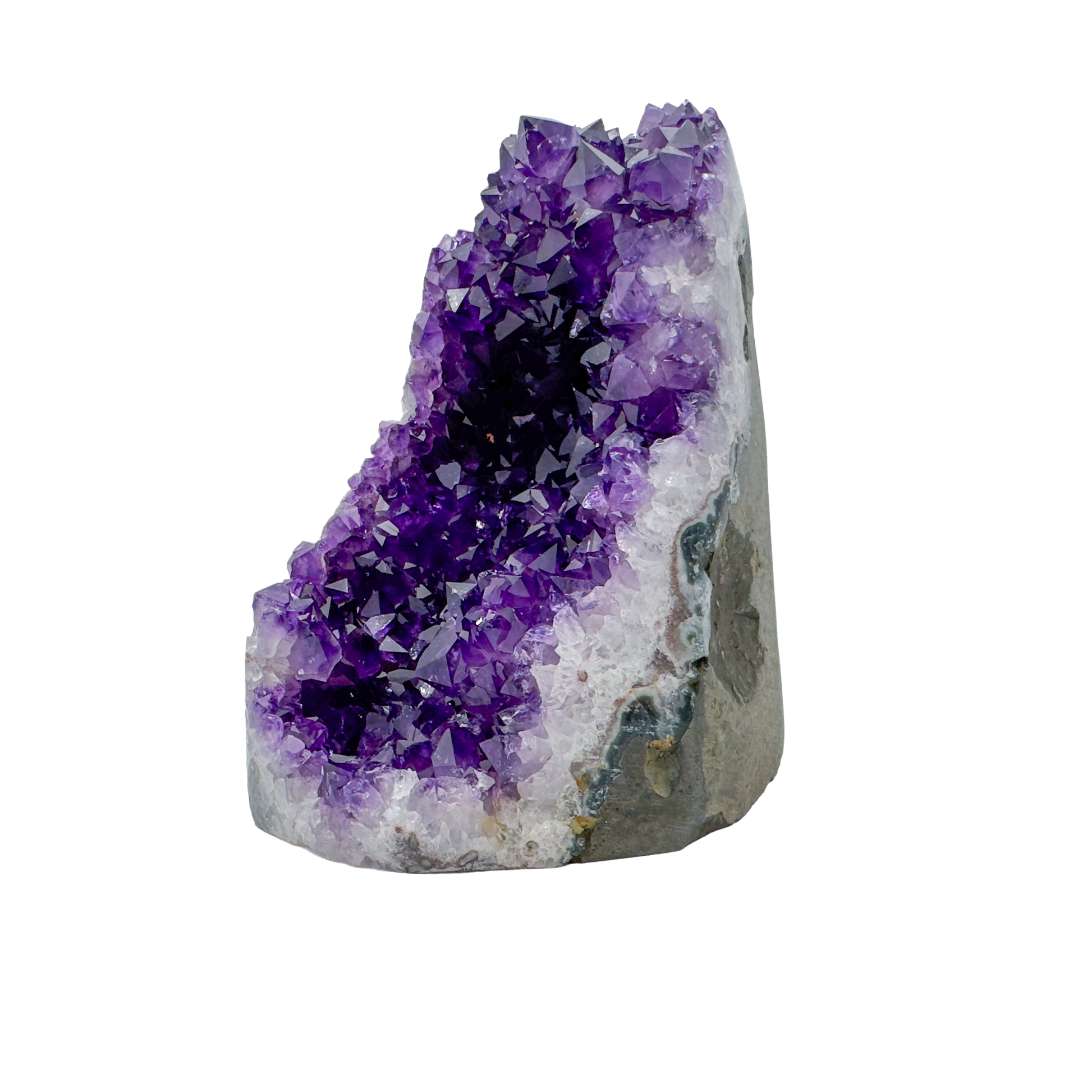 AAA amethyst polished geode from Uruguay, alternate view