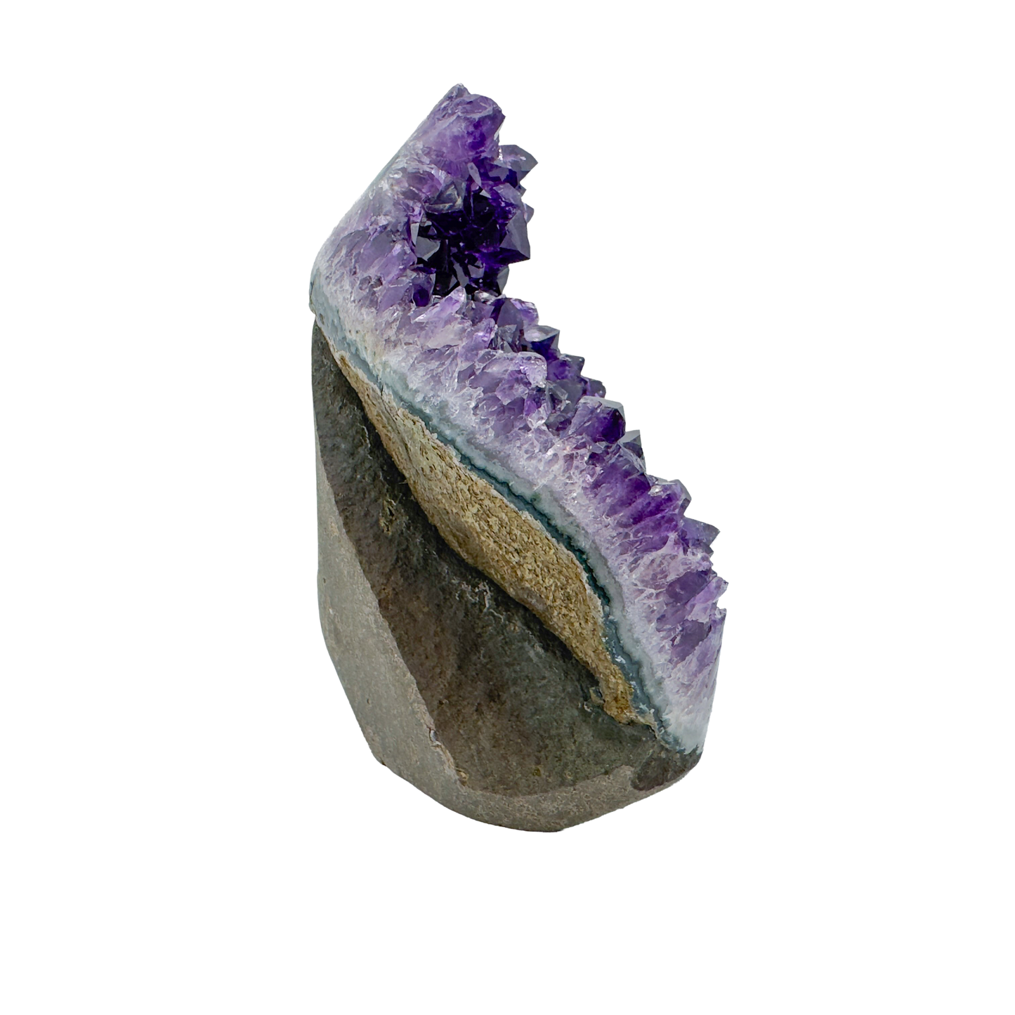 AAA amethyst polished geode from Uruguay, alternate view