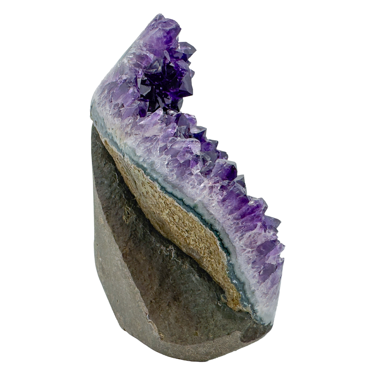 Amethyst Polished Geode, AAA grade, from Artigas, Uruguay, third view