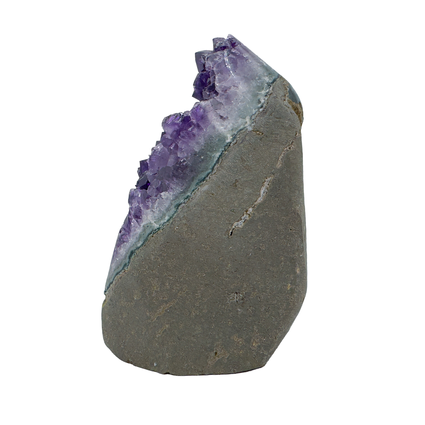 AAA amethyst polished geode from Uruguay, alternate view