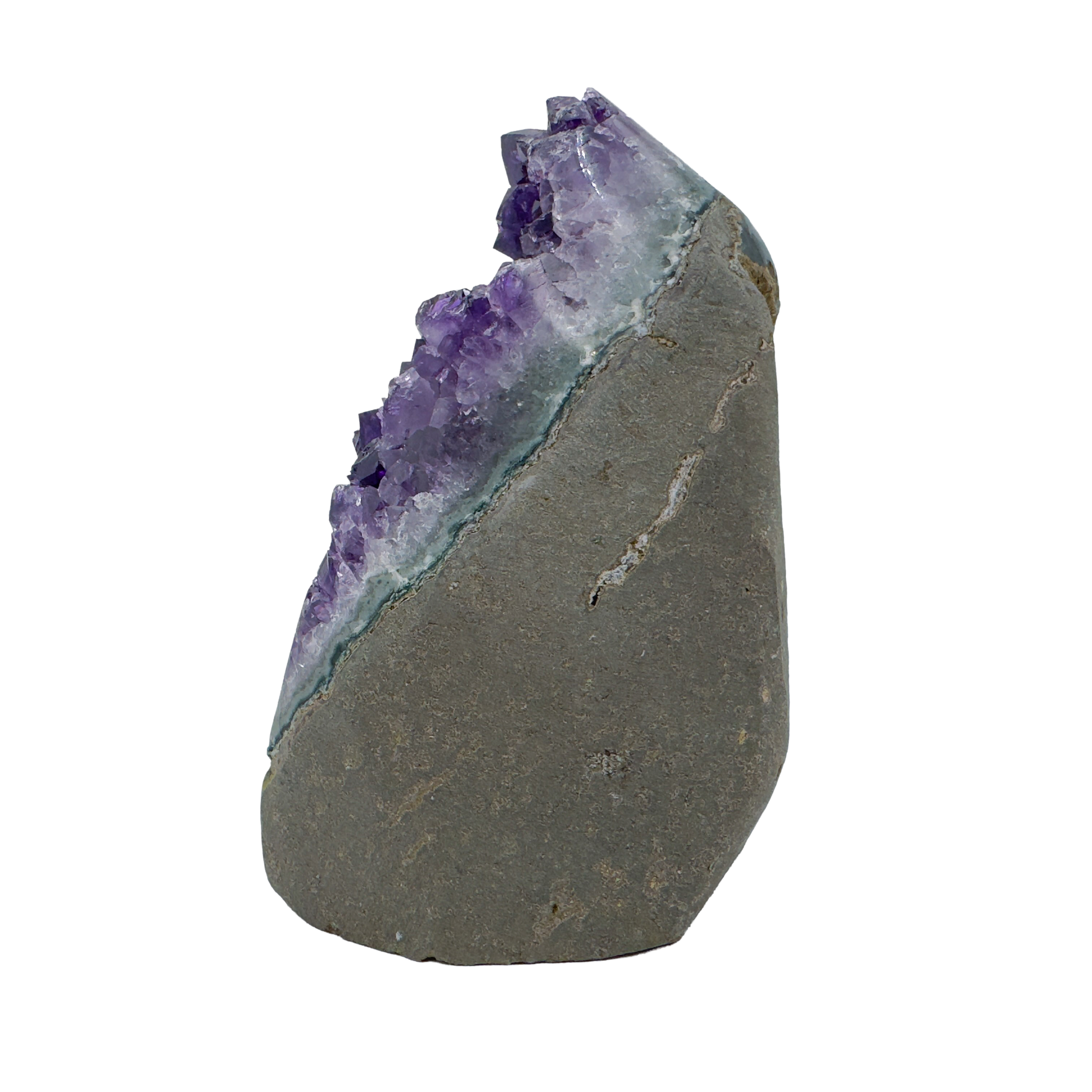 AAA amethyst polished geode from Uruguay, alternate view