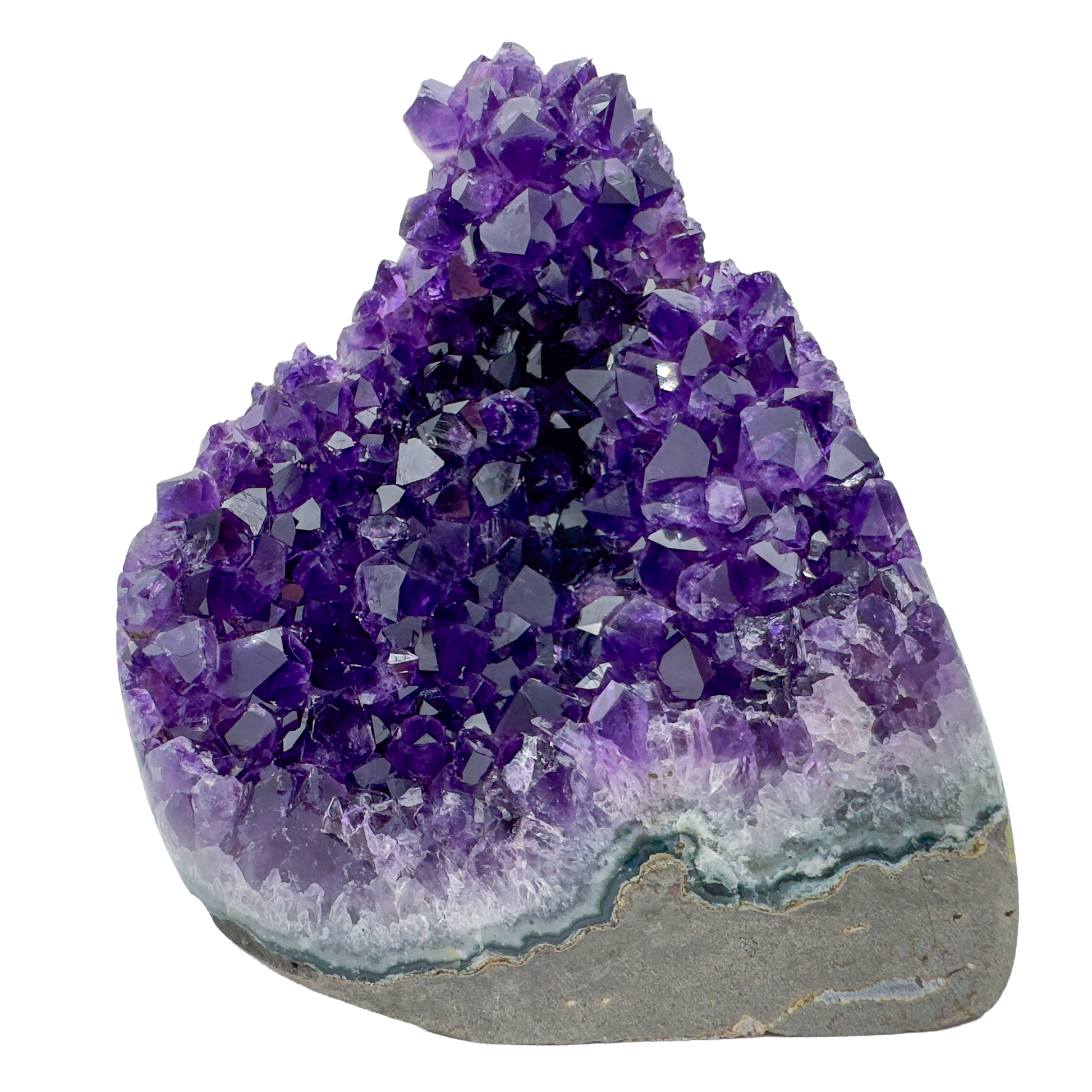 AAA amethyst polished geode from Uruguay, alternate view
