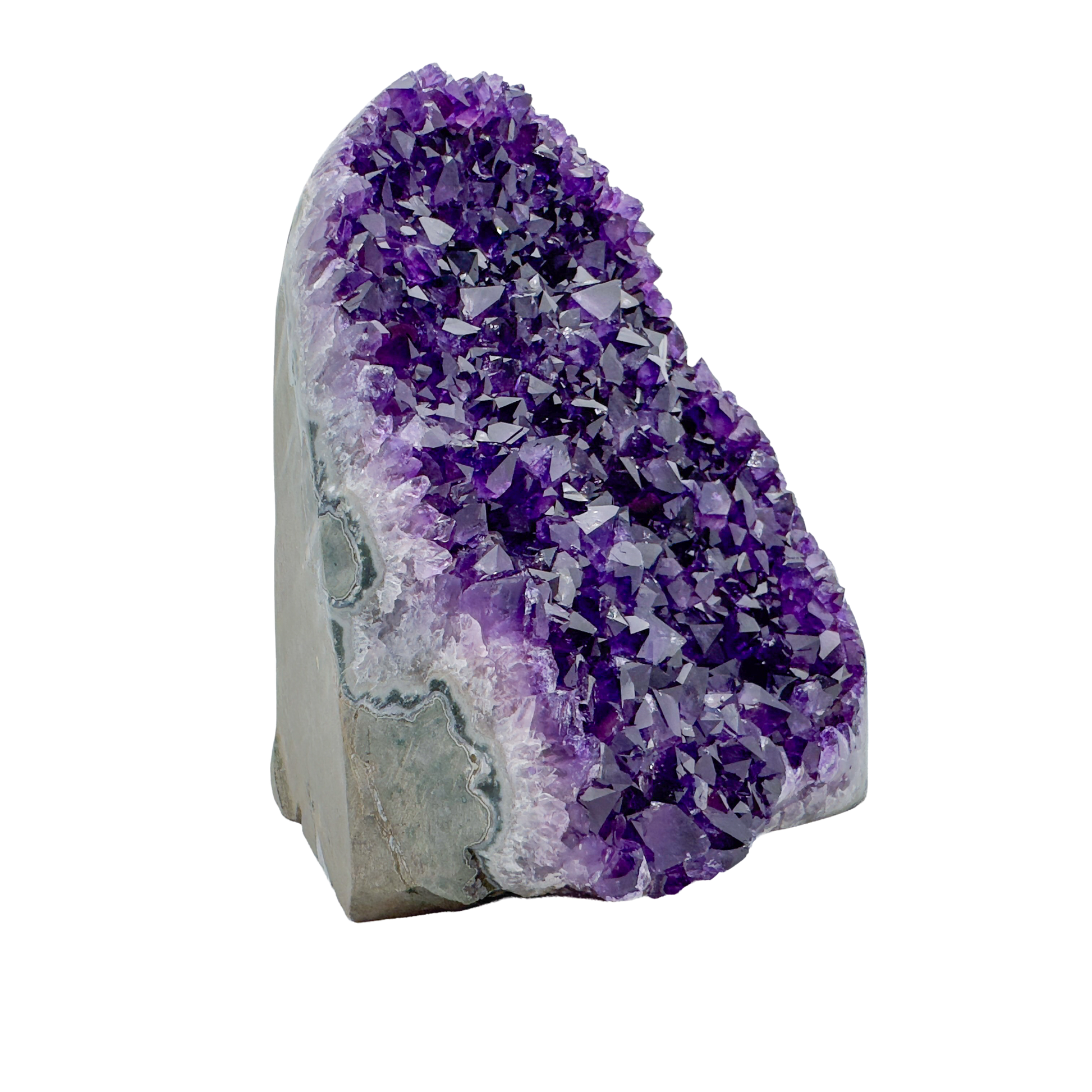 AAA amethyst polished geode from Uruguay, alternate view