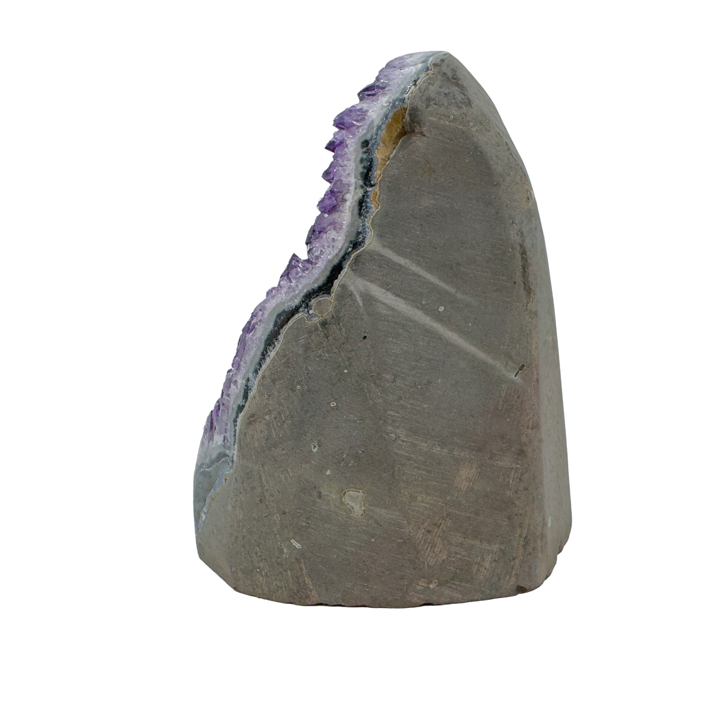 AAA amethyst polished geode from Uruguay, alternate view