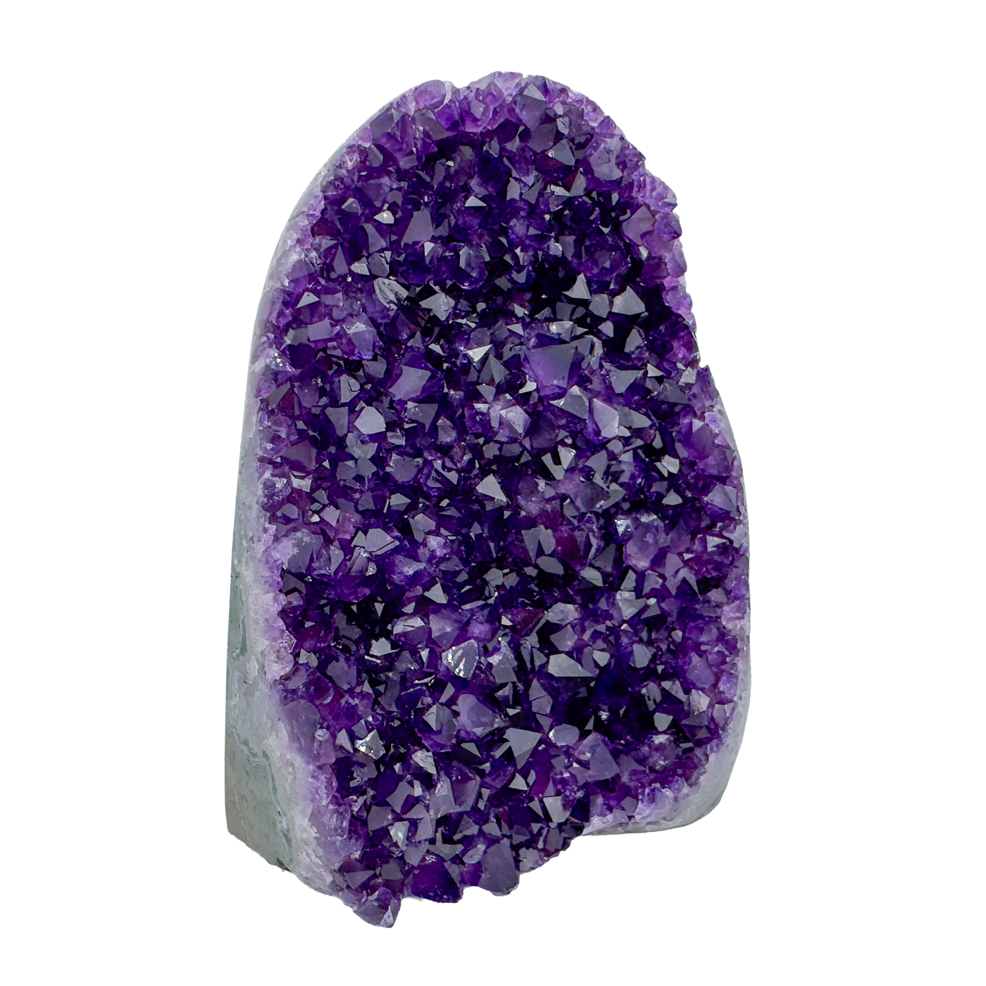 AAA amethyst polished geode from Uruguay, alternate view