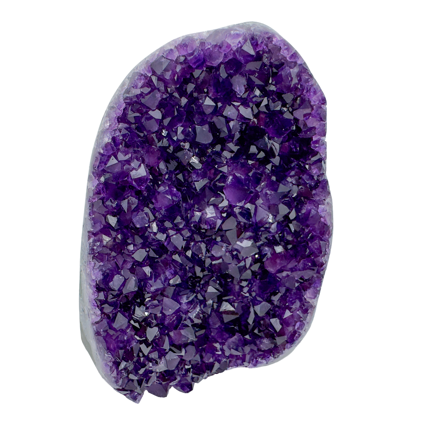AAA amethyst polished geode from Uruguay, alternate view