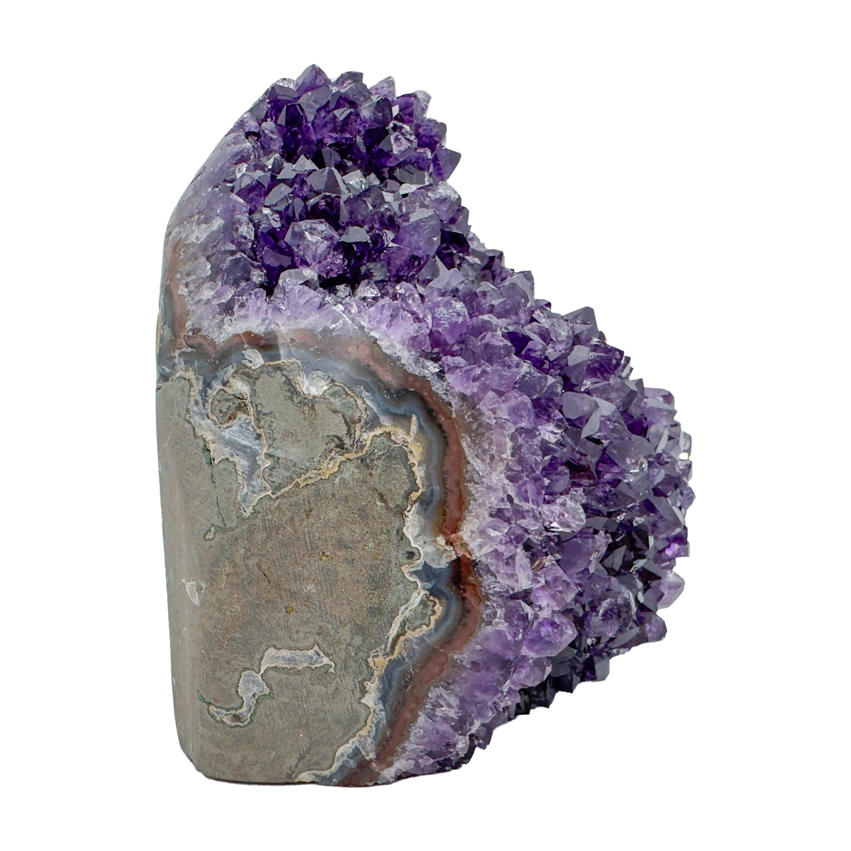 Amethyst Polished Geode, AAA grade, from Artigas, Uruguay, third view