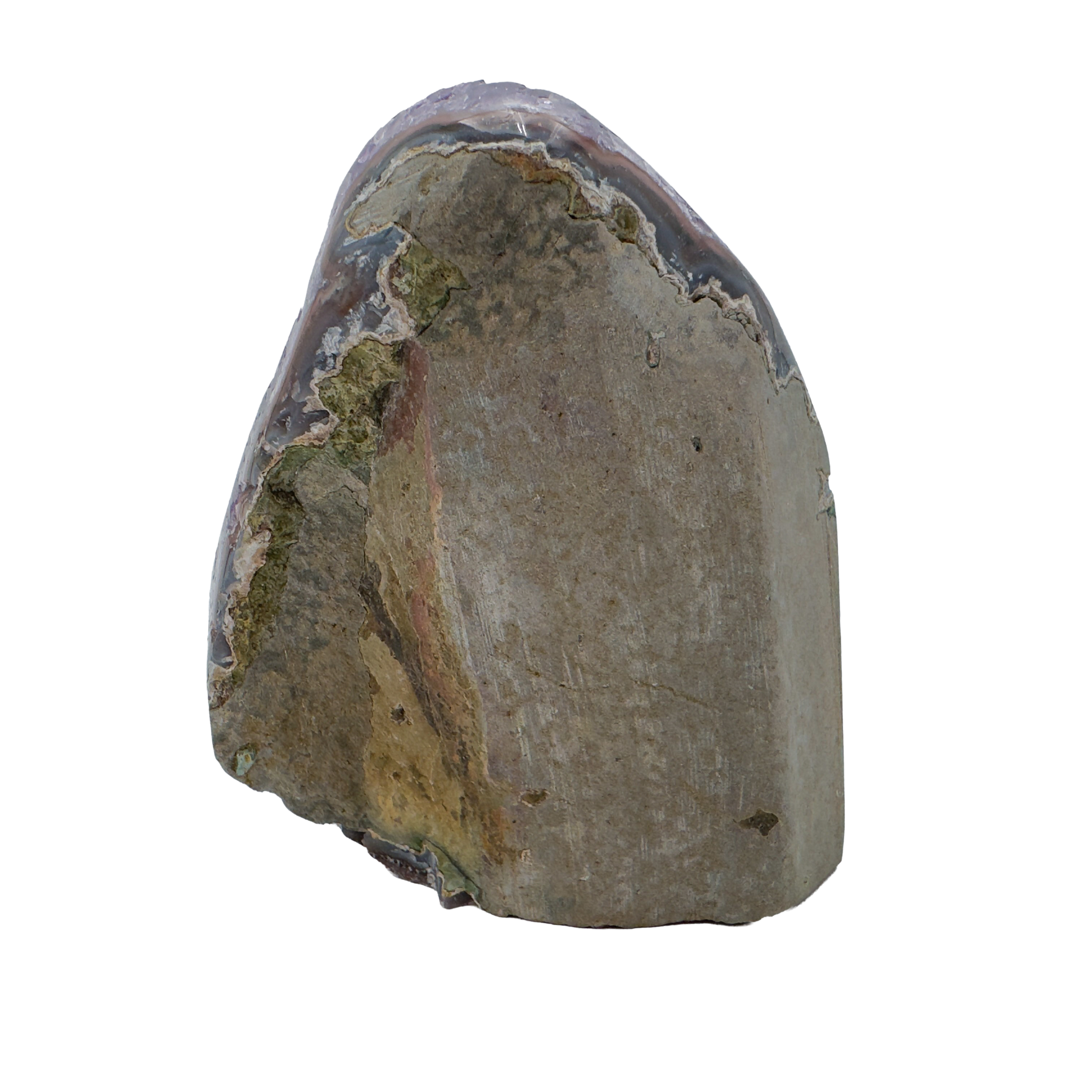 AAA amethyst polished geode from Uruguay, alternate view