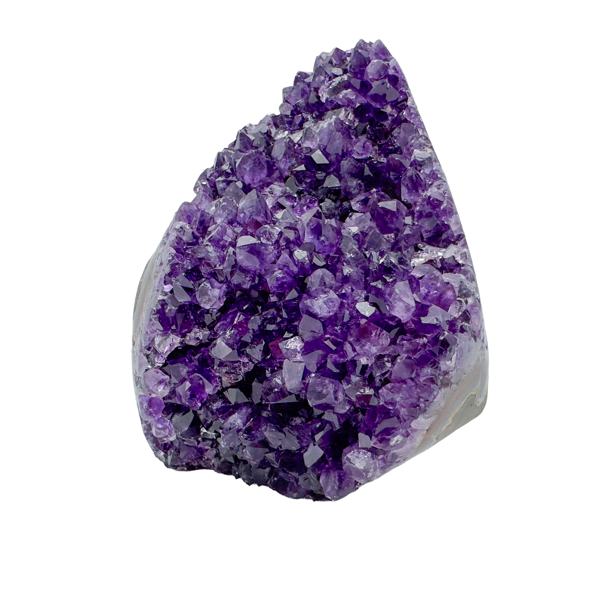 AAA amethyst polished geode from Uruguay, alternate view
