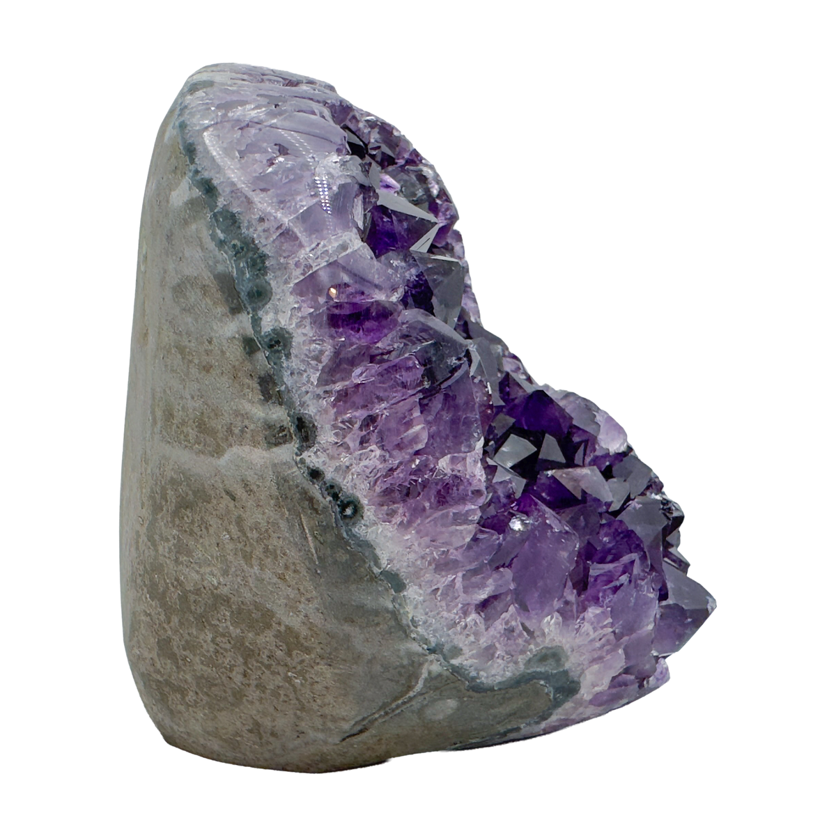 Amethyst Polished Geode, AAA grade, from Artigas, Uruguay, third view