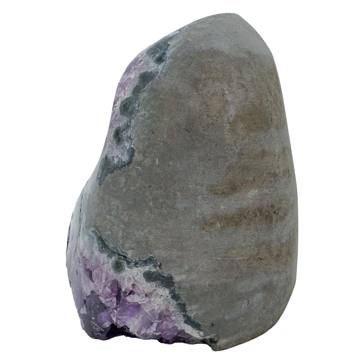Amethyst Polished Geode from Artigas, Uruguay, AAA grade, fifth view