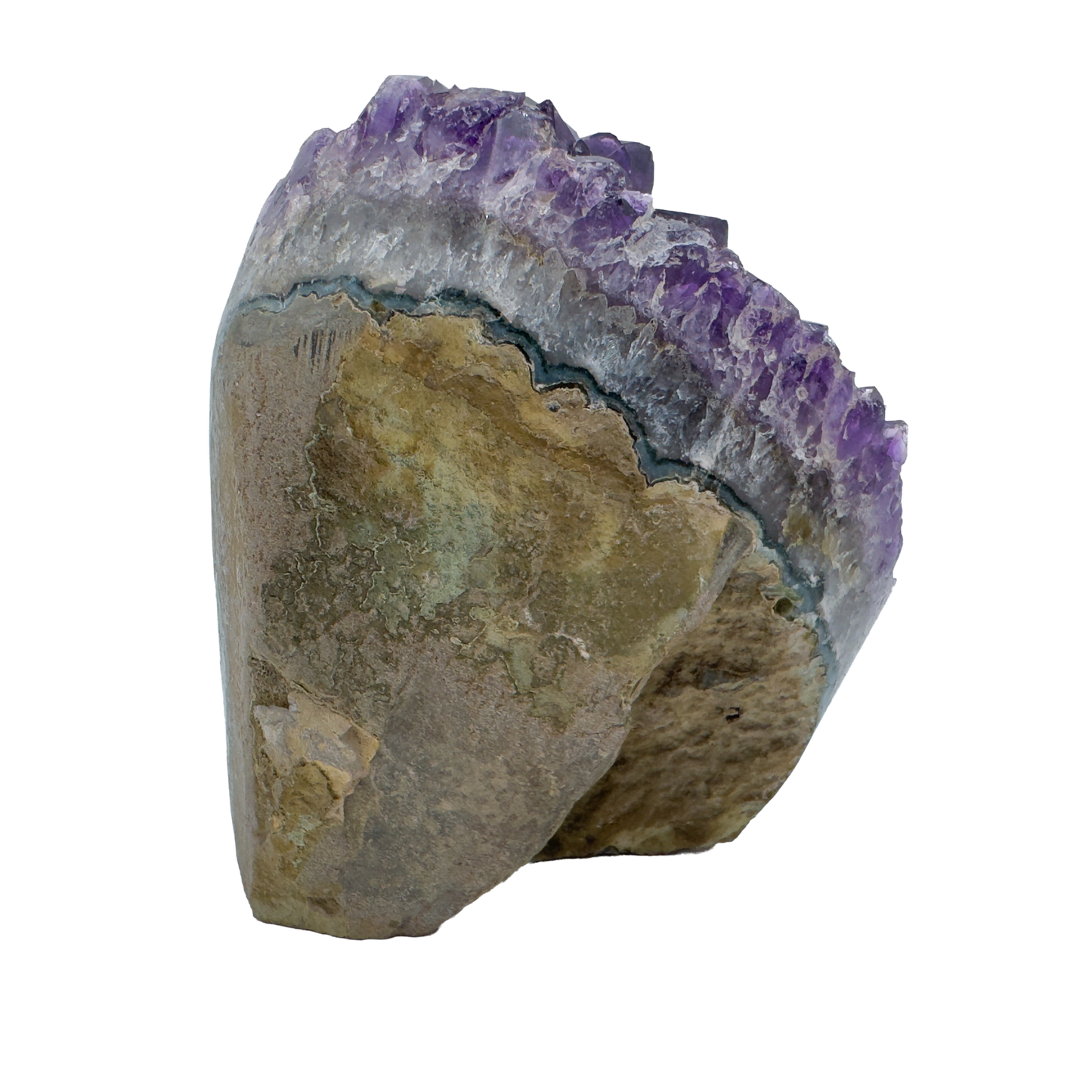 AAA amethyst polished geode from Uruguay, alternate view