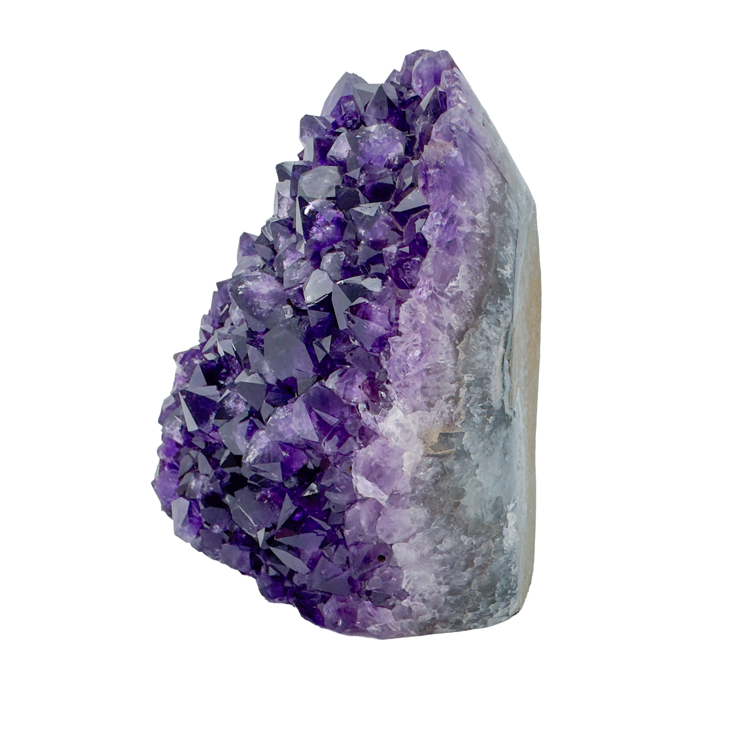 AAA amethyst polished geode from Uruguay, alternate view