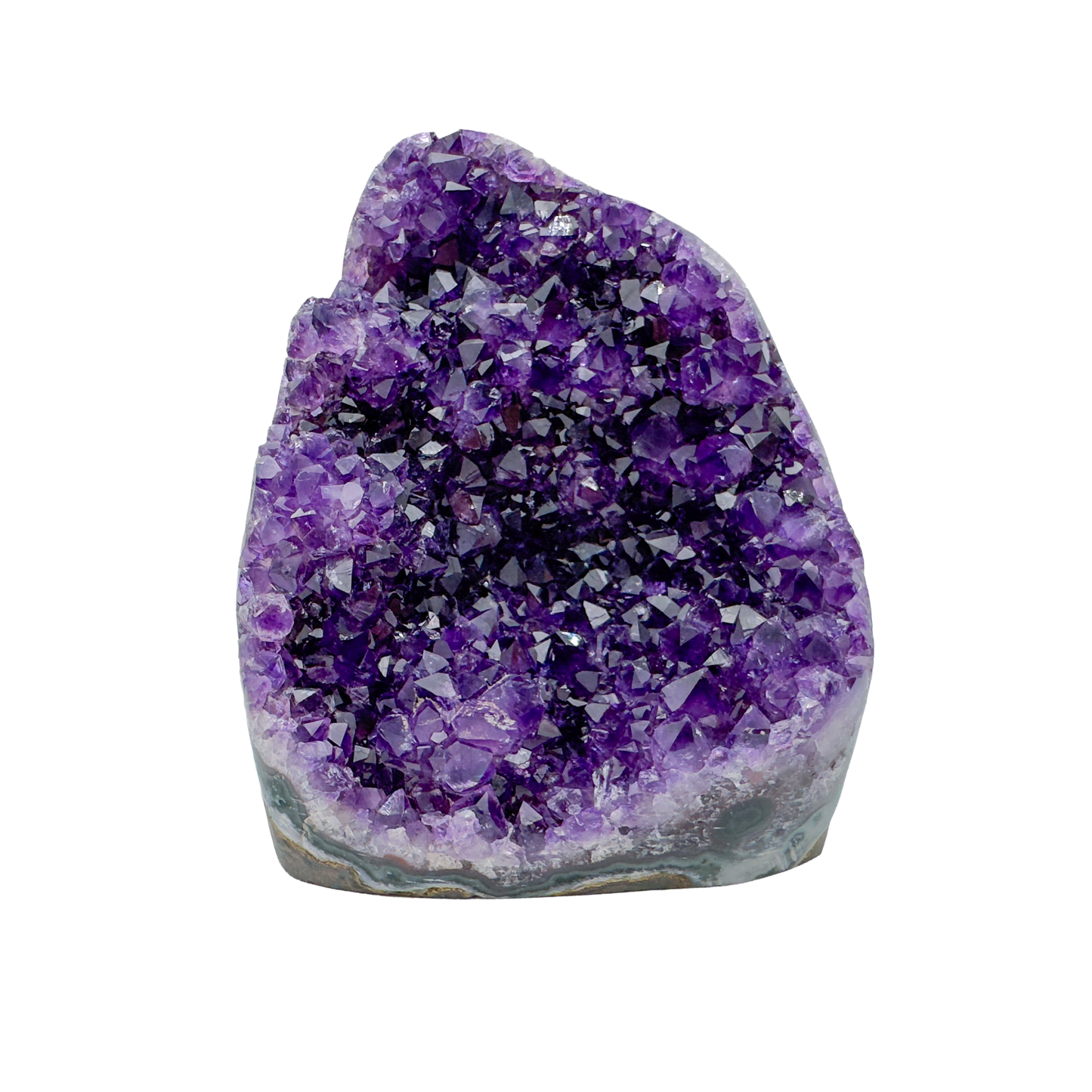 AAA amethyst polished geode from Uruguay, alternate view