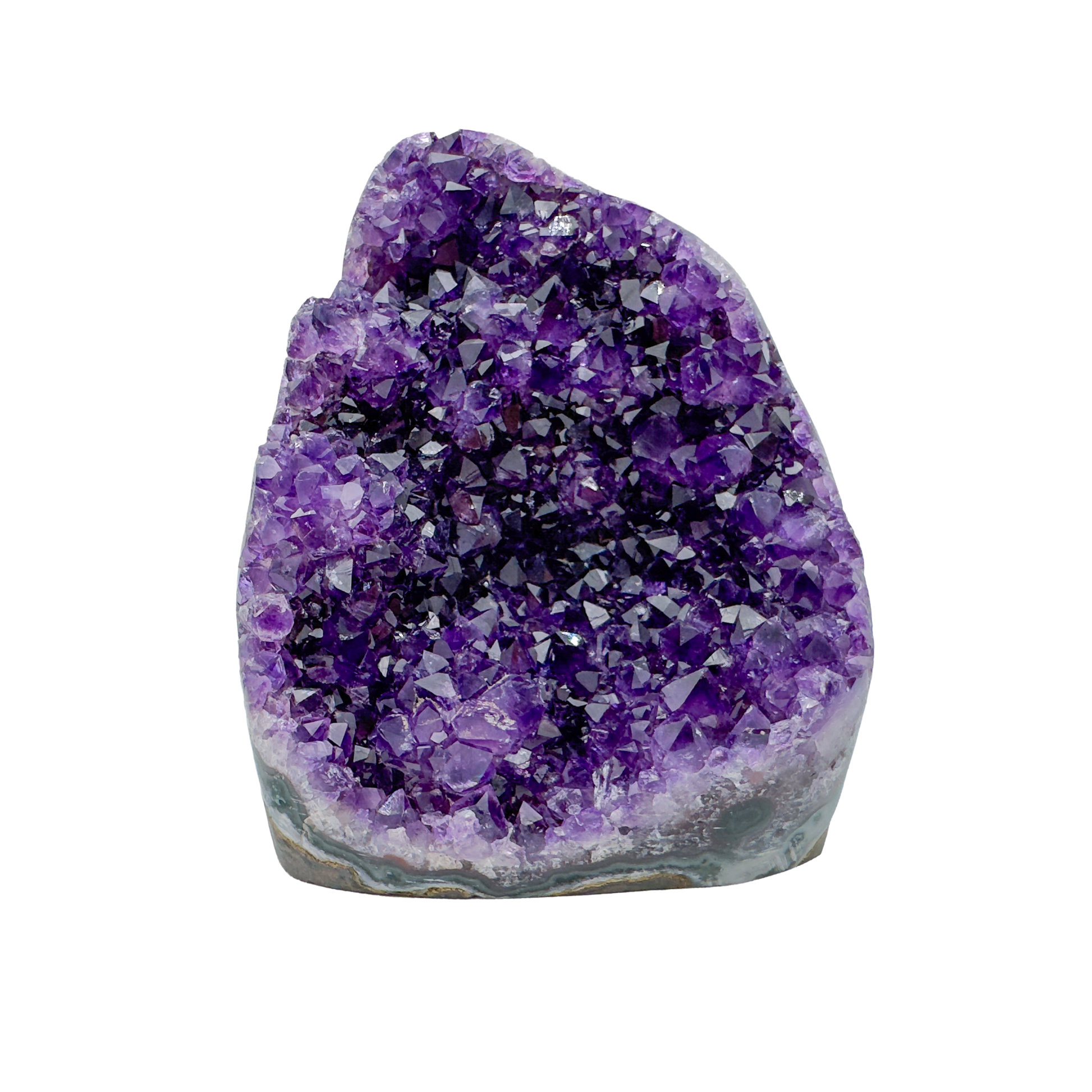 AAA amethyst polished geode from Uruguay, alternate view
