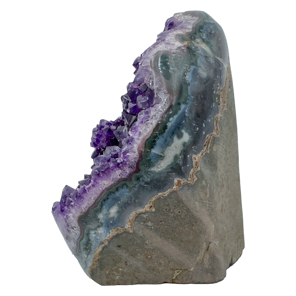 Amethyst Polished Geode from Artigas, Uruguay, AAA grade, eighth view
