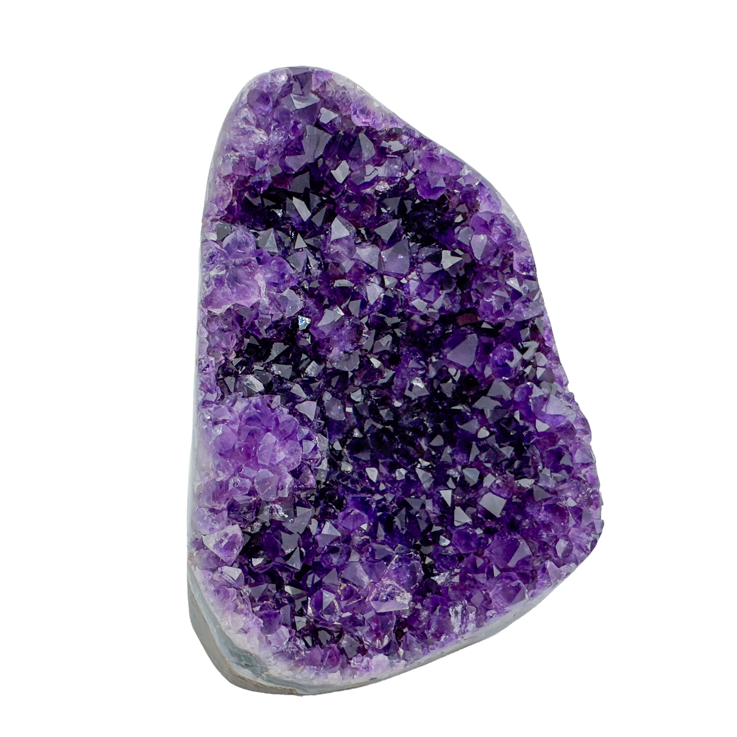 AAA amethyst polished geode from Uruguay, alternate view