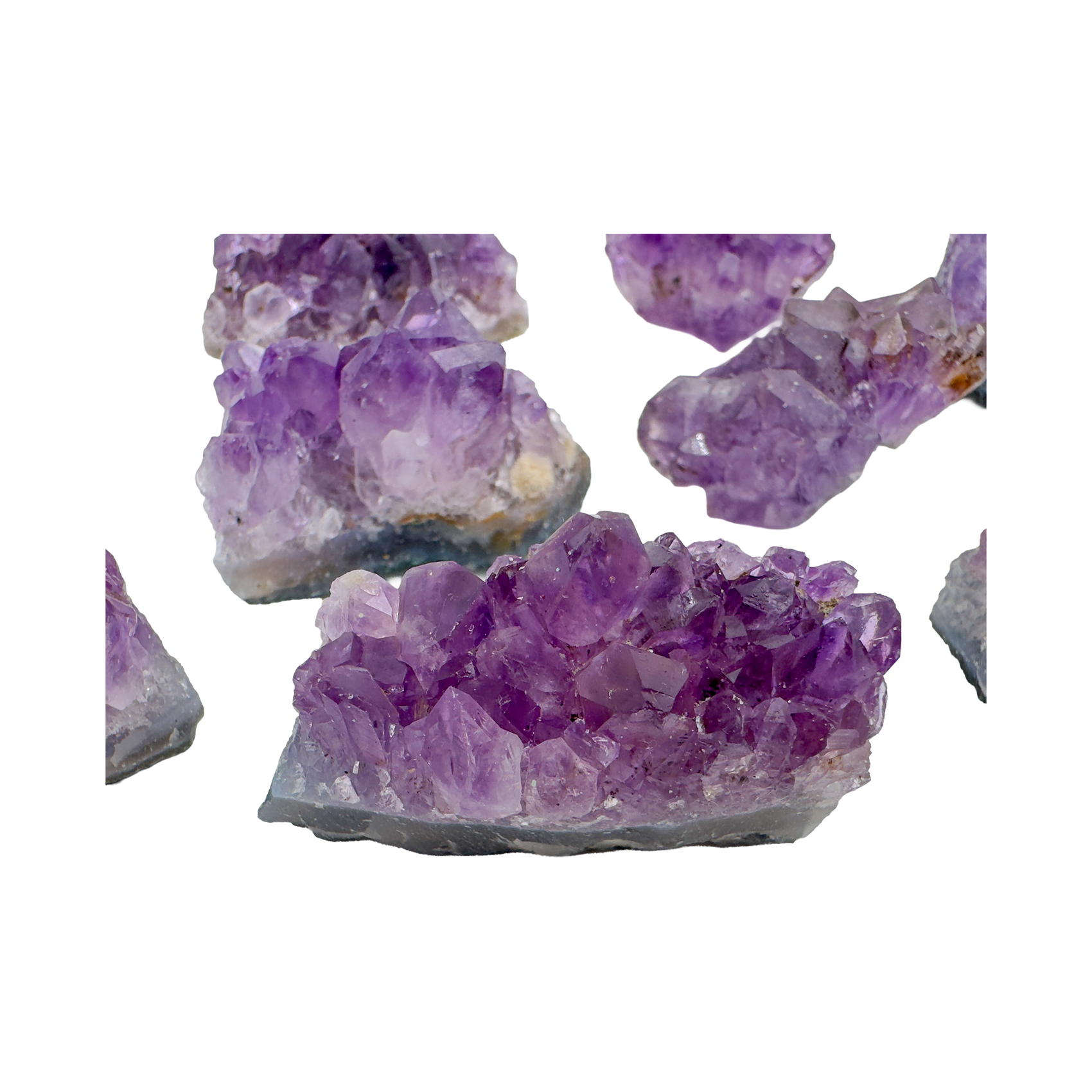 Amethyst Raw Crystal Clusters | AA Grade | Brazil | 1–2 Inch - Natural Stone