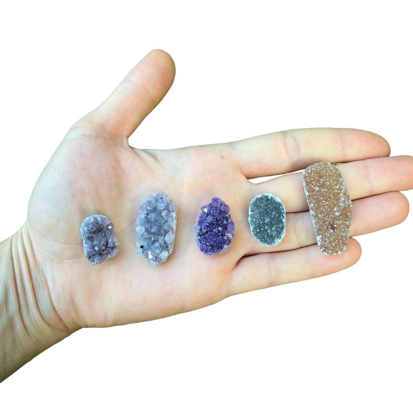 Full profile of Grade A Amethyst raw ready to ship from Beyond Bohemian