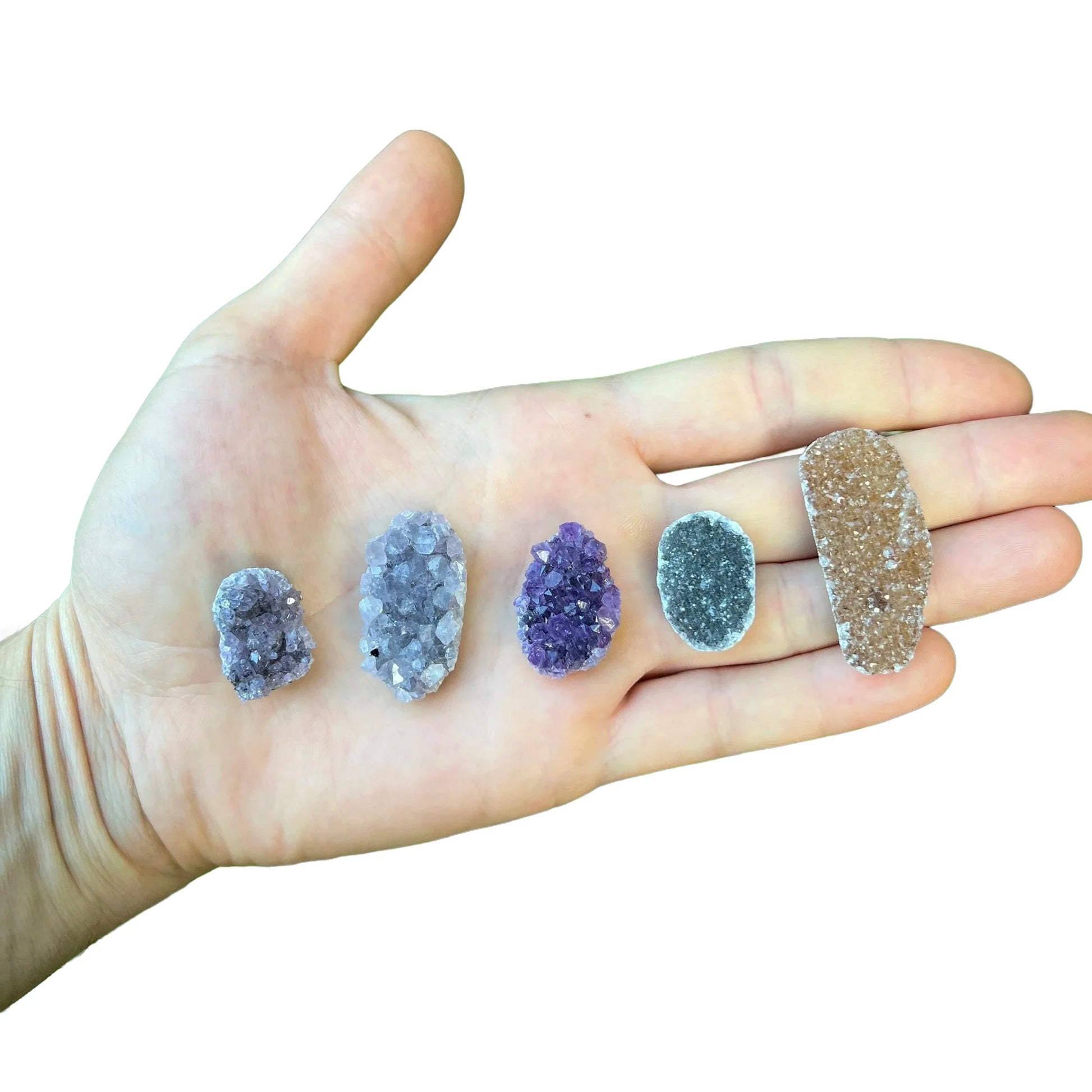 Full profile of Grade A Amethyst raw ready to ship from Beyond Bohemian