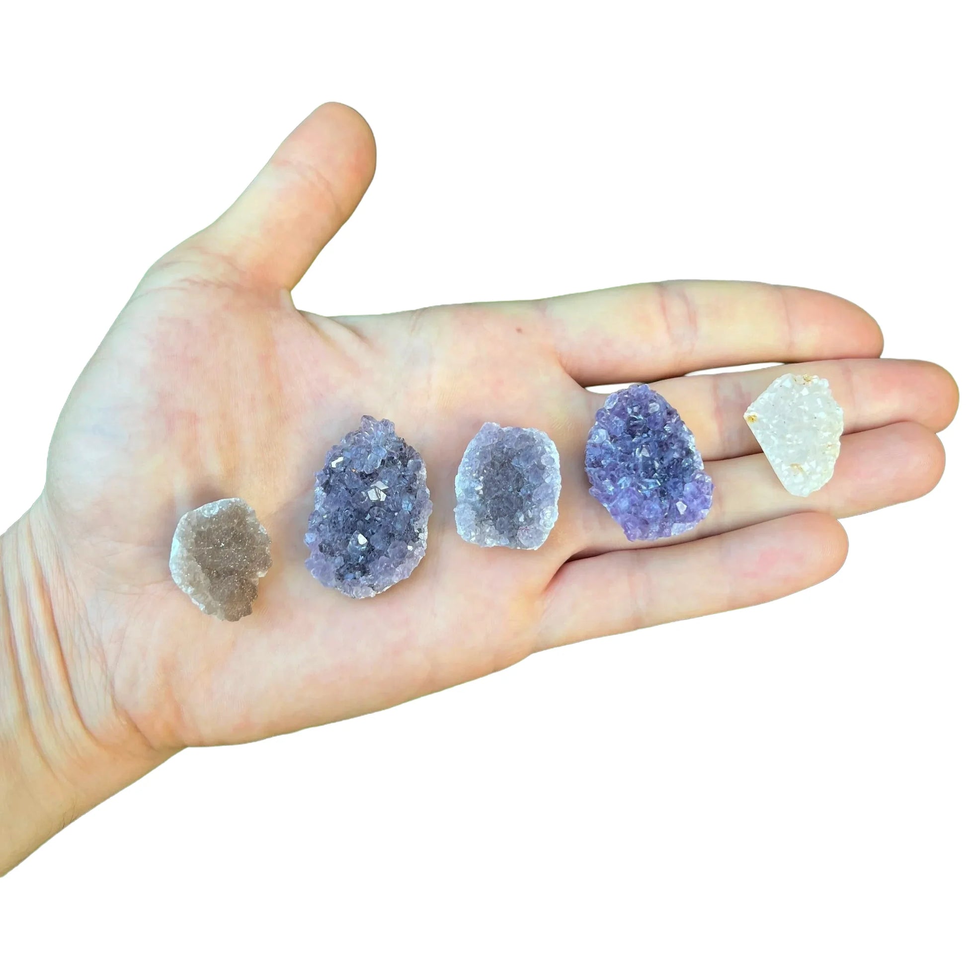 Full profile of Grade A Amethyst raw ready to ship from Beyond Bohemian
