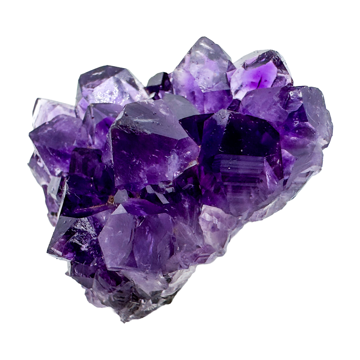 Hand-selected AAA Amethyst raw clusters from Artigas, Uruguay, deep purple pieces