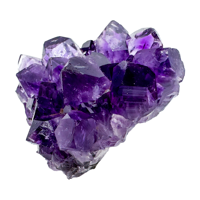Hand-selected AAA Amethyst raw clusters from Artigas, Uruguay, deep purple pieces