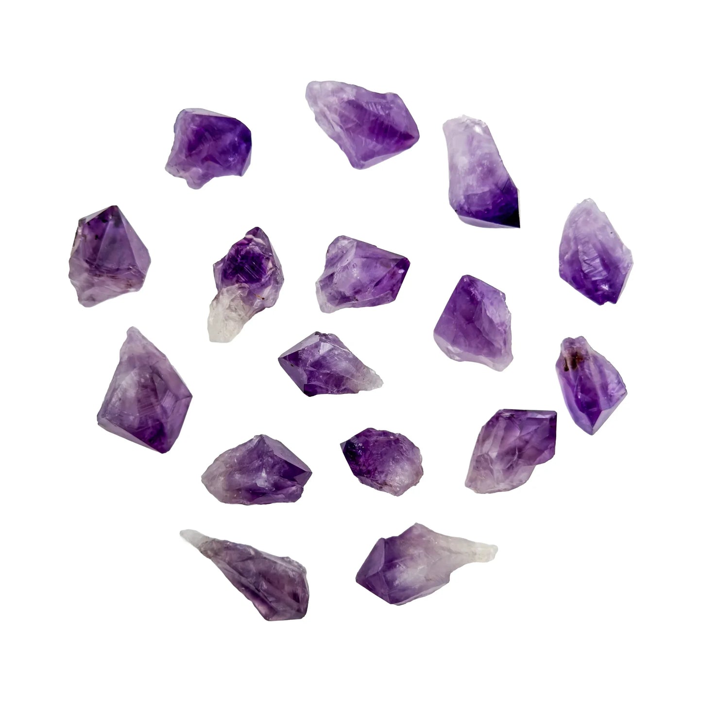 Amethyst Crystal Points for Intuition, Meditation & Sleep — purple natural, AAA grade directly from Brazil