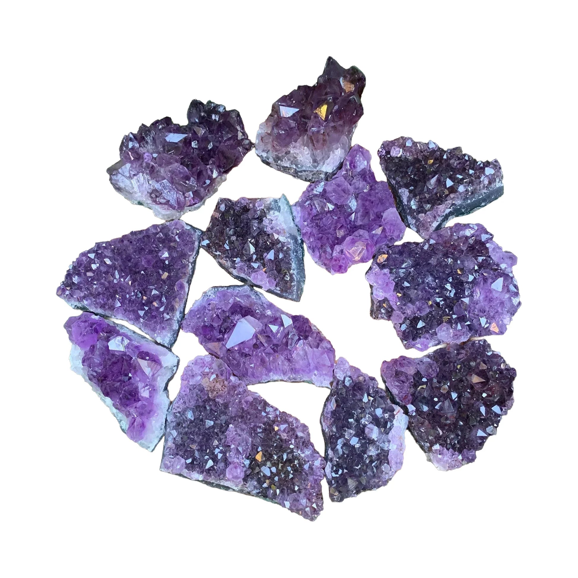 Amethyst Crystals for Anxiety Relief, Calm & Intuition — purple rough natural, hand-selected AA Brazil-sourced