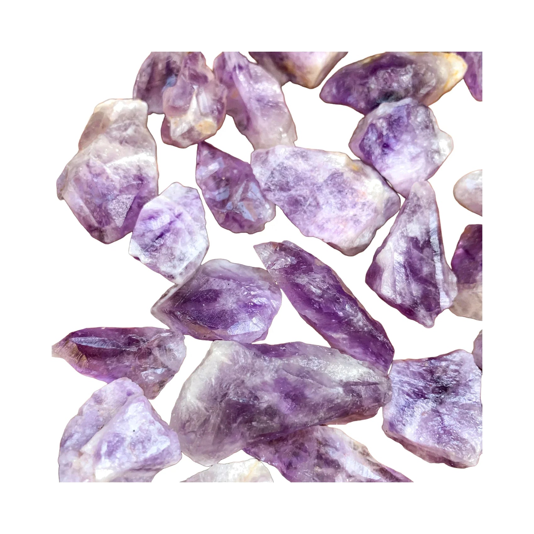 Amethyst raw stones from Madagascar, AA grade