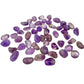 Larger Amethyst tumbles separated out to show the top of the 0.75 to 1.25 inch range