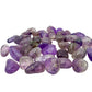 Close detail on Amethyst tumbles at the larger end of the size range