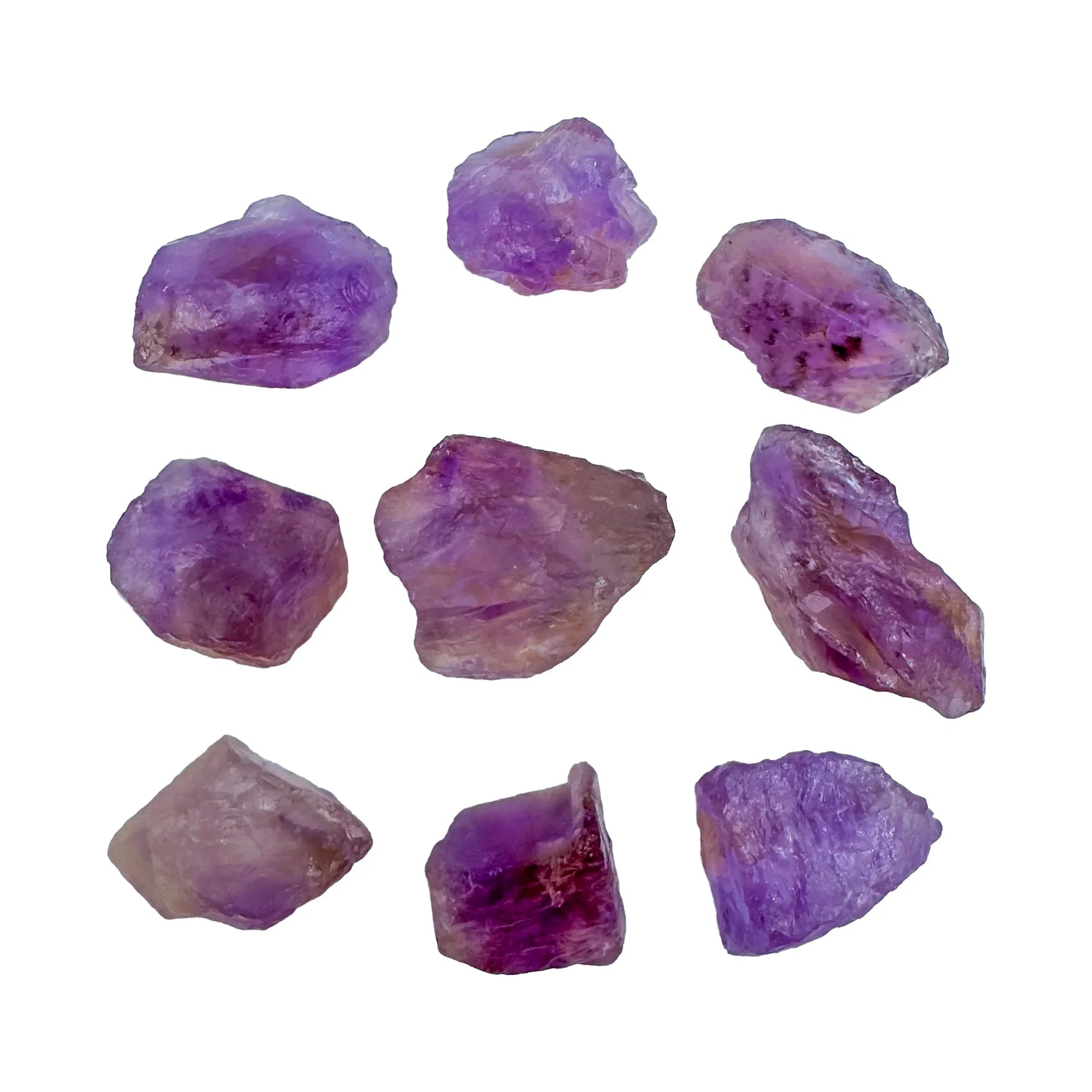 Ametrine Crystals to support Abundance, Confidence & Focus — purple rough natural, hand-selected AA Bolivia-sourced