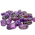 Close detail on AAA Ametrine where amethyst purple meets citrine gold in one crystal